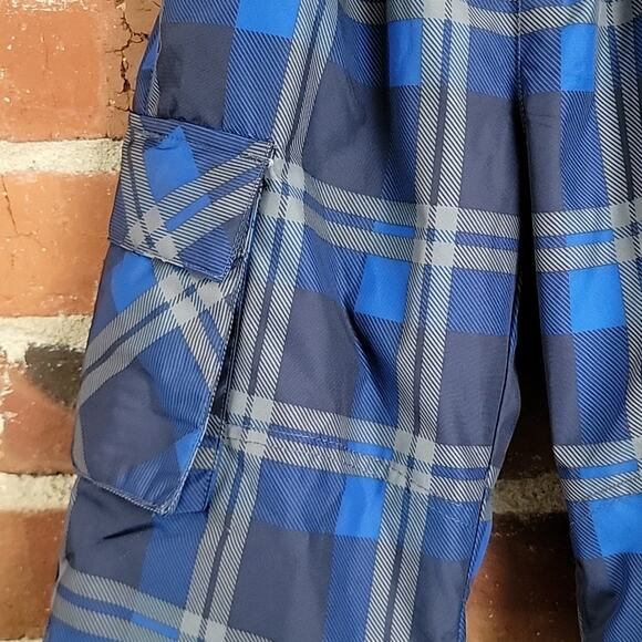 Hanna Andersson Blue Plaid Snow Ski Pants Kids 5 - Picture 2 of 14